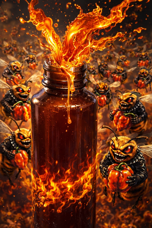 Scotch Bonnet Hot Honey